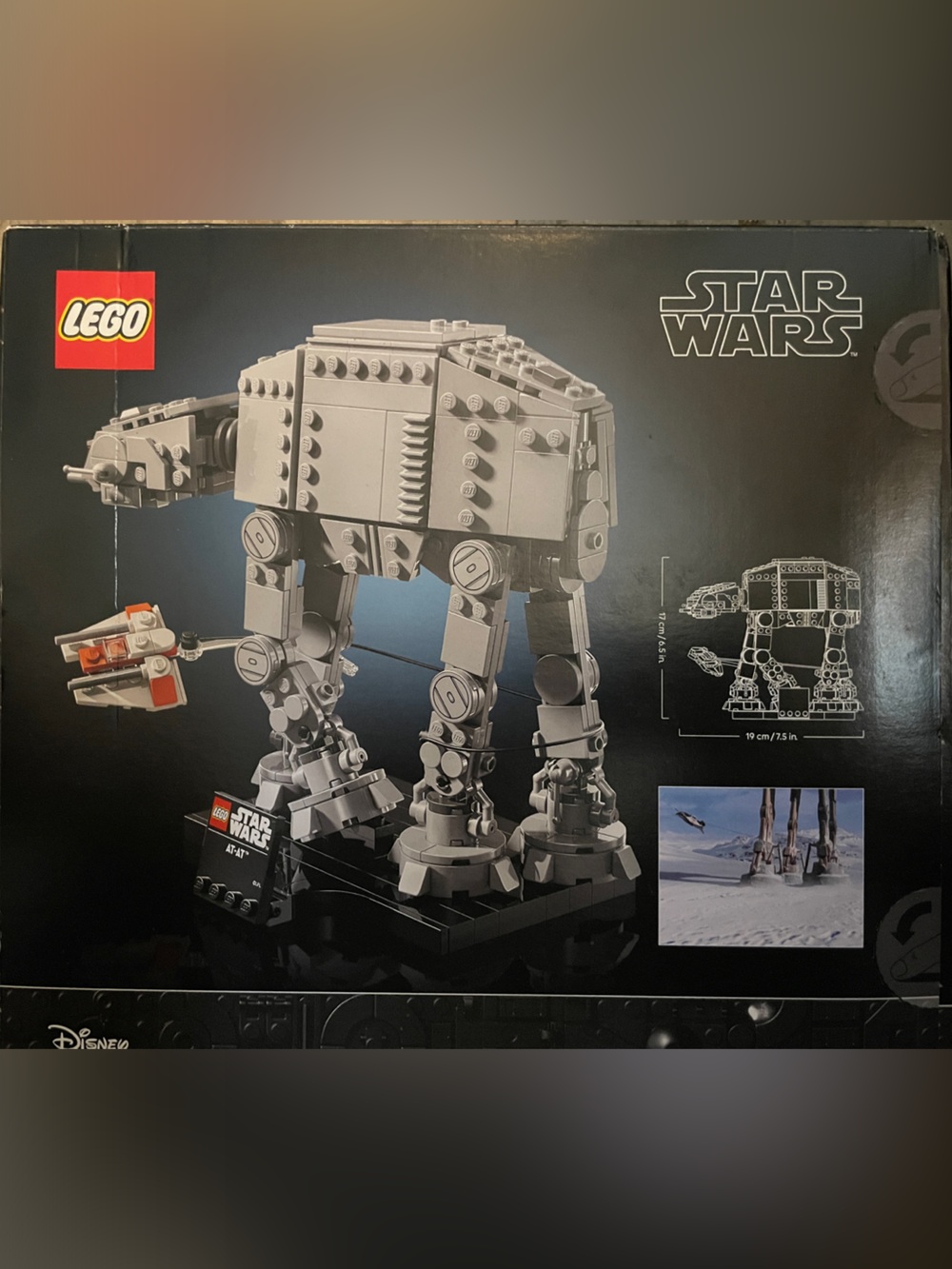 Lego Star Wars AT-AT Walker in Light Gray with Orange Accents